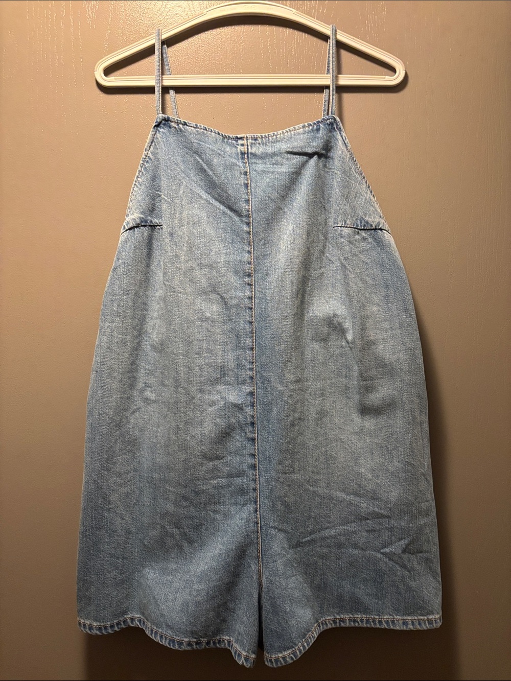 ZARA Denim Romper